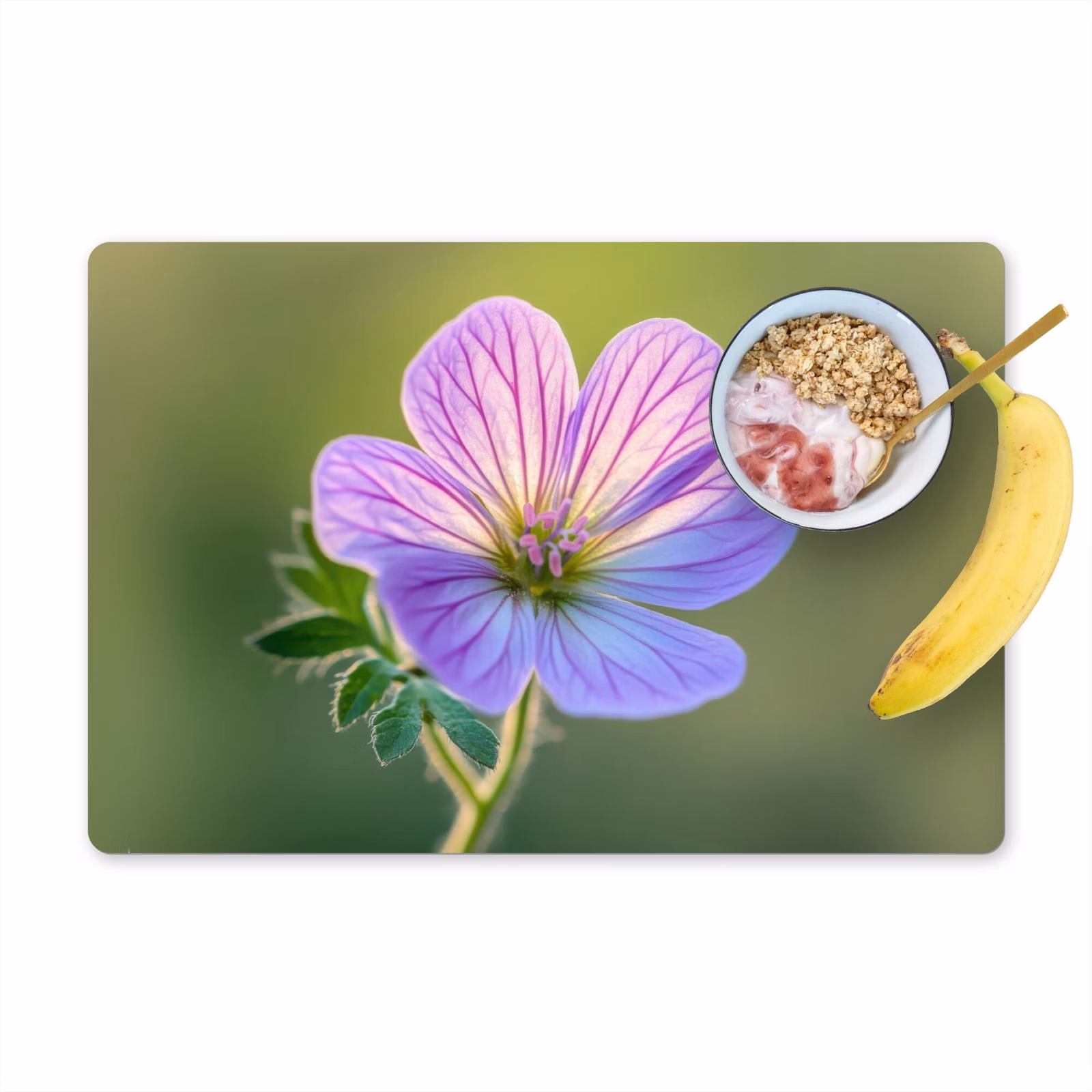 Tischset - Blume - Nahaufnahme - Lila — 1