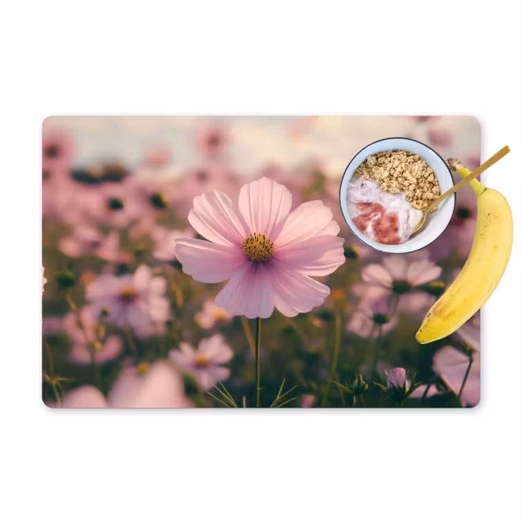 Tischset - Blumen - Lila - Unscharf — 1