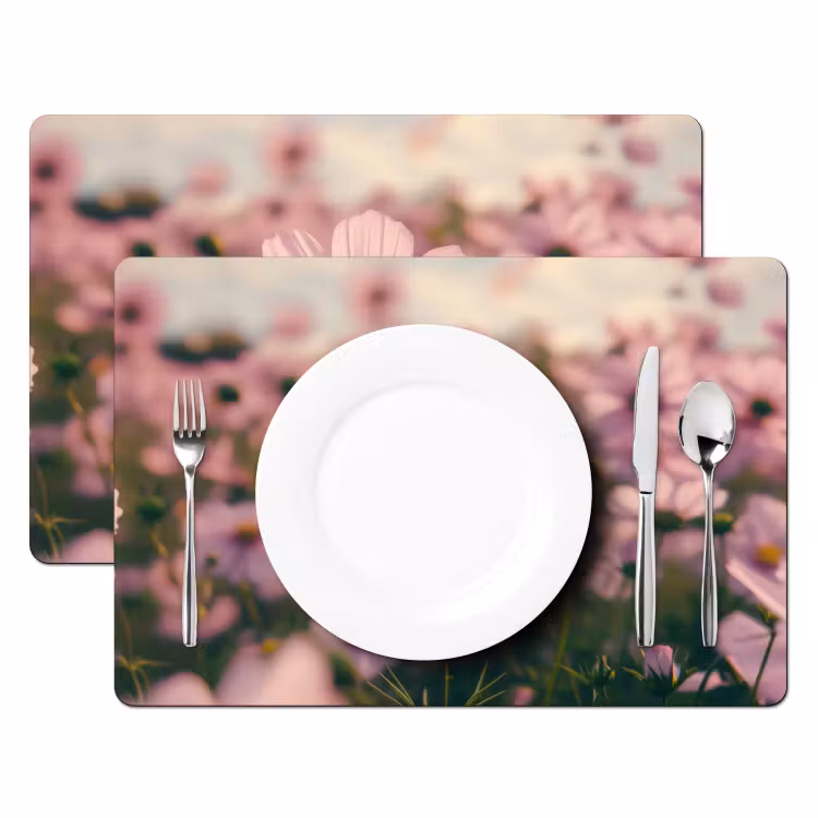 Tischset - Blumen - Lila - Unscharf — 2