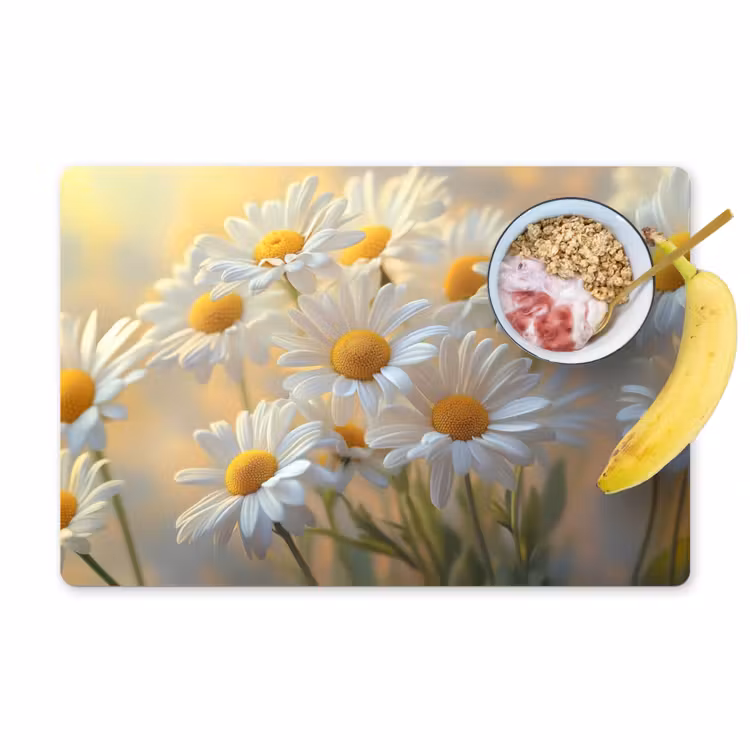 Tischset - Gänseblümchen - Weiß - Sonnenlicht — 1