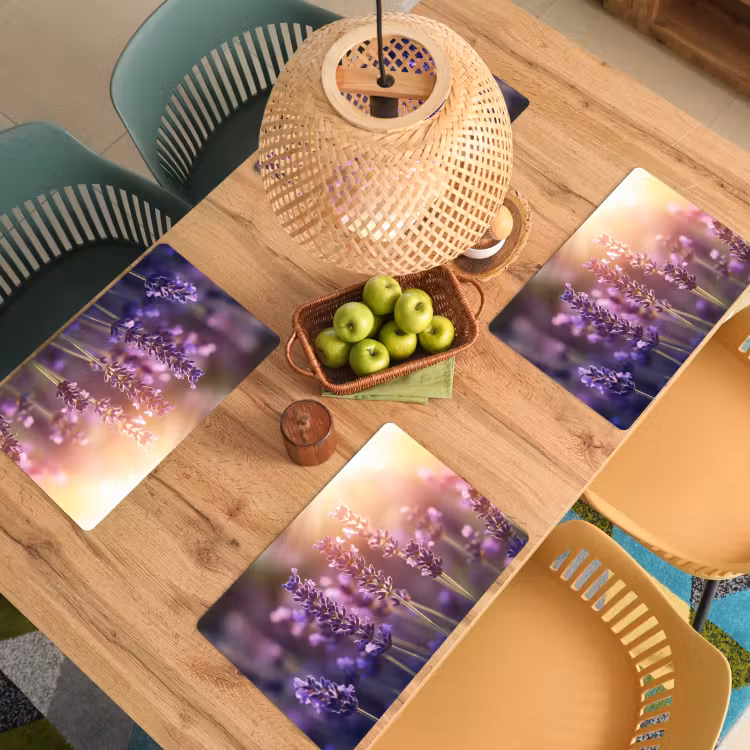 Tischset - Lavendelblüten - Lila - Sonnenlicht — 3