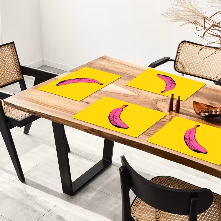 Tischset - Banane - Grafik - Gelb — 4
