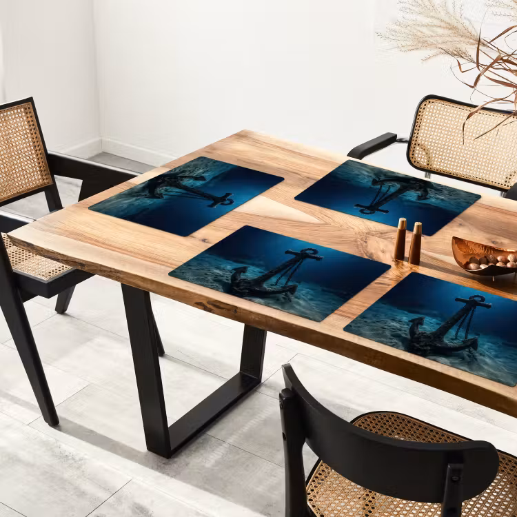 Tischset - Anker - Eisen - Meeresboden - Sand — 4