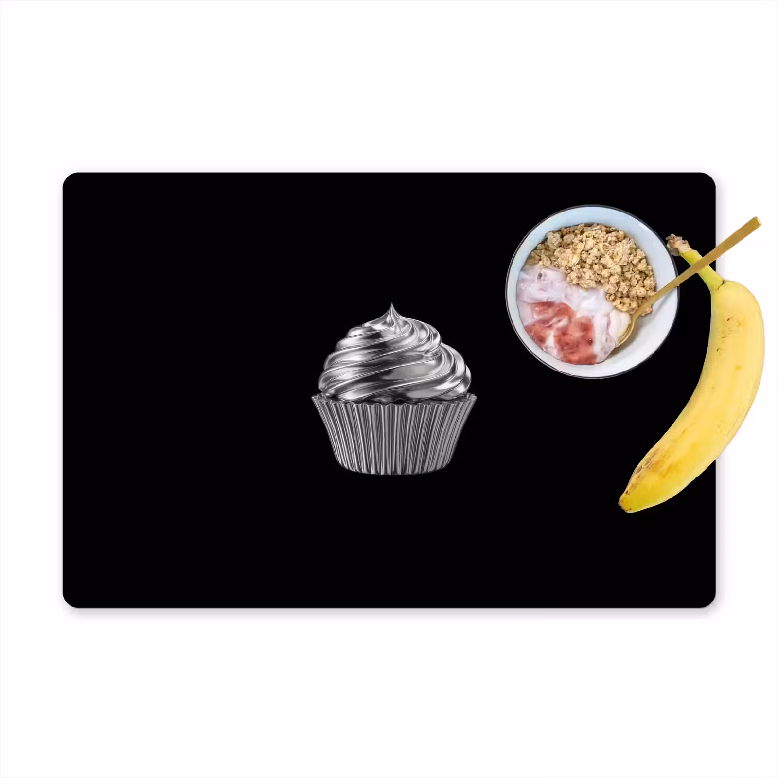 Tischset - Cupcake - Luxuriös - Silber — 1