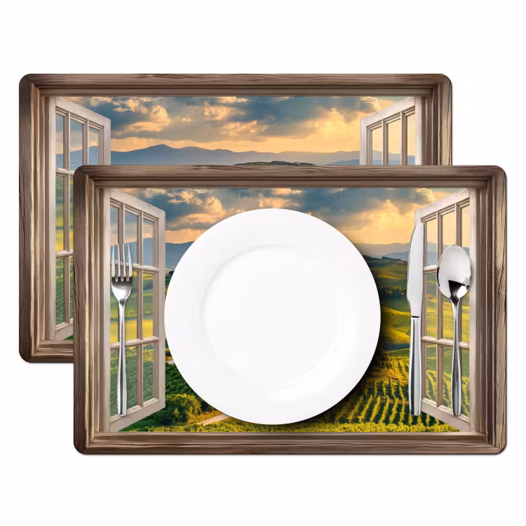 Tischset - Ansichten - Toskana - Landschaft - Sommer — 2