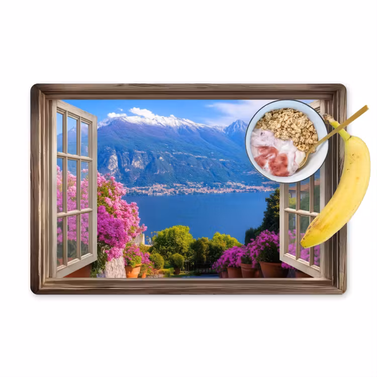 Tischset - Durchblick - Berg - Landschaft - Ausblicke - See — 1