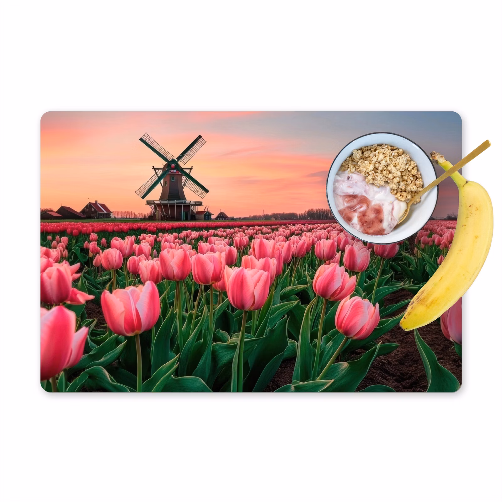 Tischset - Tulpen - Mühle - Niederlande — 1
