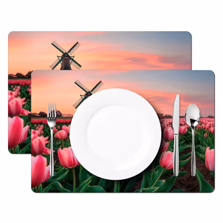 Tischset - Tulpen - Mühle - Niederlande — 2