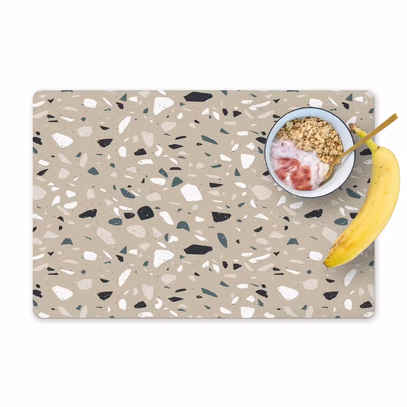 Tischset - Terrazzo - Muster - Grün — 1
