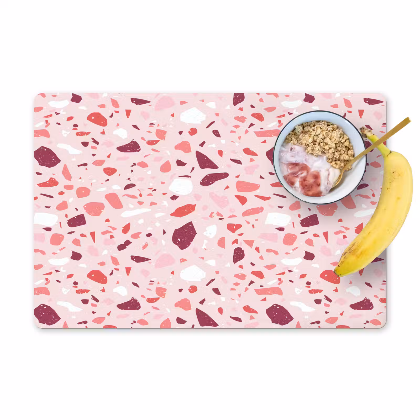 Tischset - Terrazzo - Muster - Rosa — 1