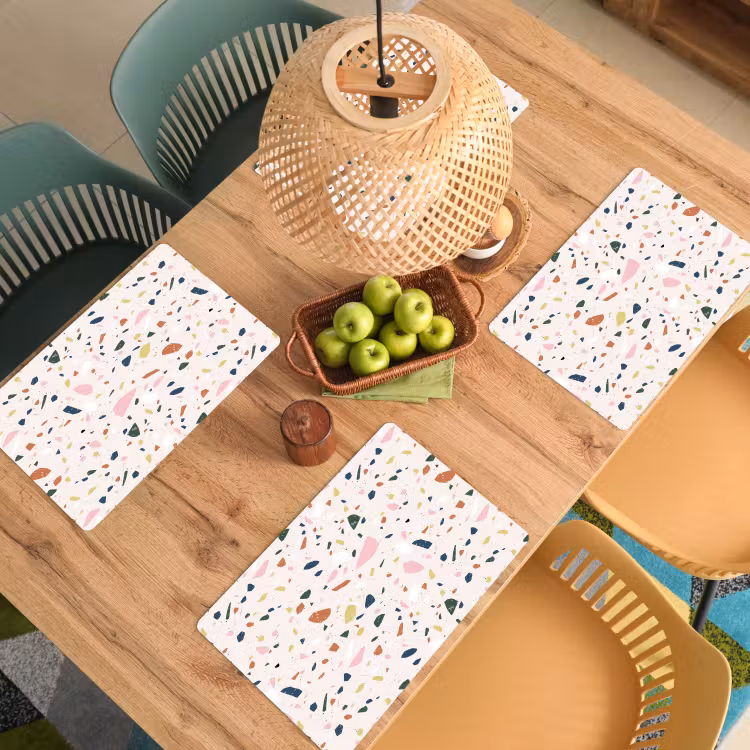 Tischset - Terrazzo - Muster - Farbenfroh — 3