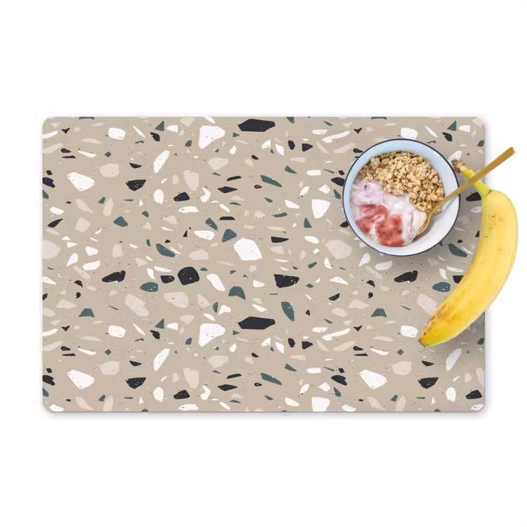 Tischset - Terrazzo - Muster - Grün — 1