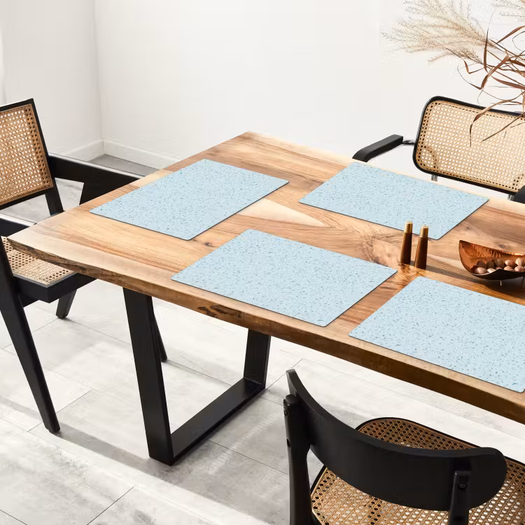 Tischset - Terrazzo - Muster - Bunt - Babyblau — 4