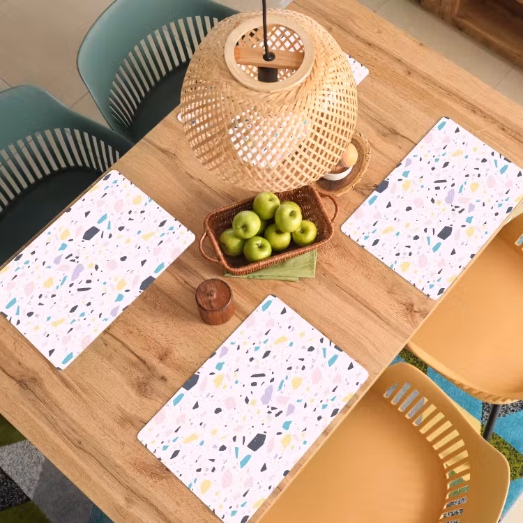 Tischset - Terrazzo - Muster - Weich - Bonbon — 3