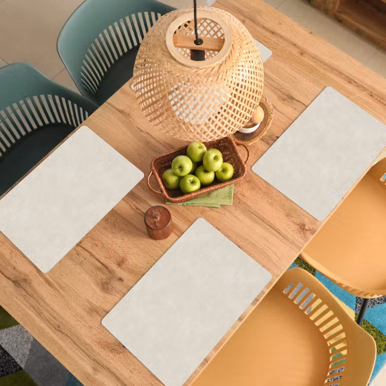 Tischset - 6 Stück - Sandfarben - Modern - Glatt - 6 Stück — 3
