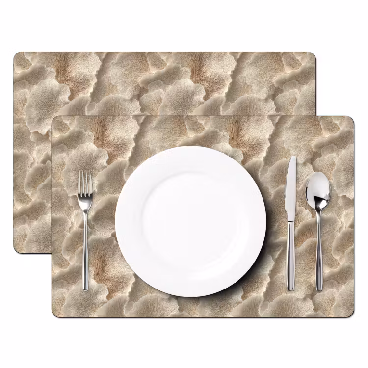 Tischset - 6 Stück - Fächertexturen - Beige - Fasertextur - 6 Stück — 2