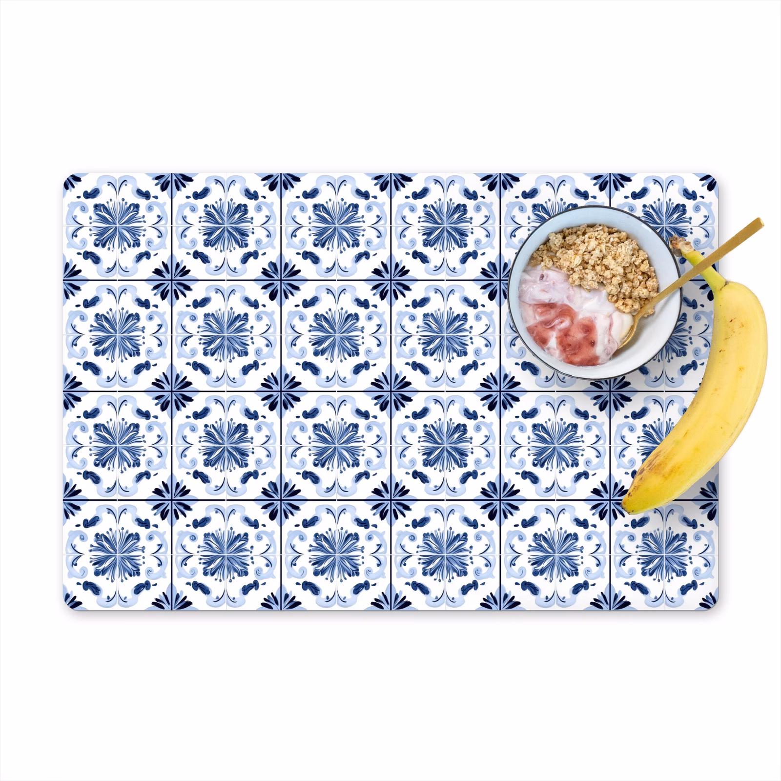 Tischset - 6 Stück - Muster - Fliese - Blau - 6 Stück — 1