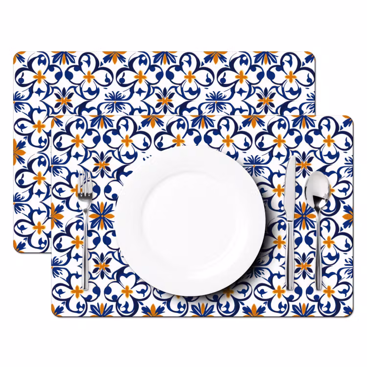 Tischset - 6 Stück - Muster - Modern - Farbenfroh - 6 Stück — 2