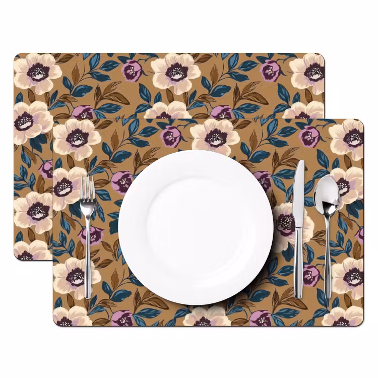Tischset - 6 Stück - Floral - Stilleben - Farbenfroh - 6 Stück — 2