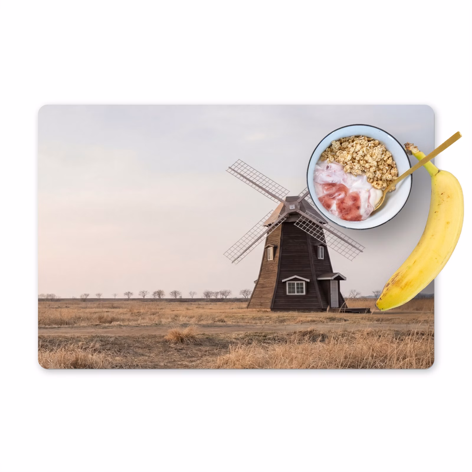 Tischset - 6 Stück - Windkraftanlagen - Landschaft - Feld - 6 Stück — 1
