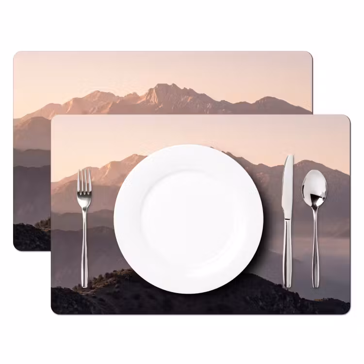 Tischset - 6 Stück - Panorama - Landschaft - Berge - 6 Stück — 2