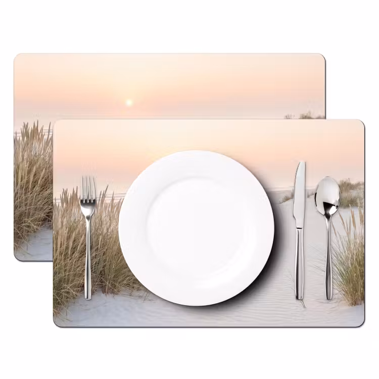Tischset - 6 Stück - Horizont - Dünenlandschaft - Sand - 6 Stück — 2