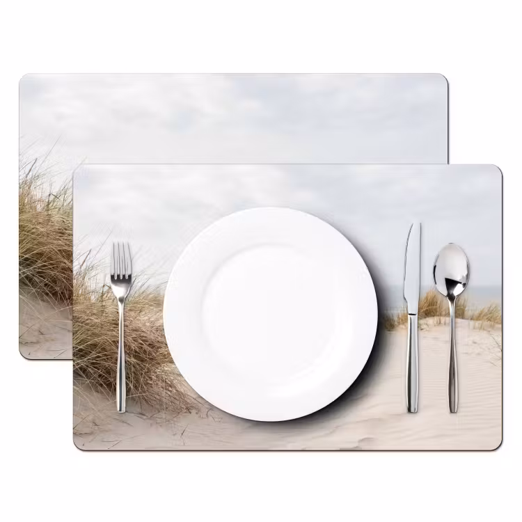 Tischset - 6 Stück - Wolken - Dünenlandschaft - Sand - 6 Stück — 2