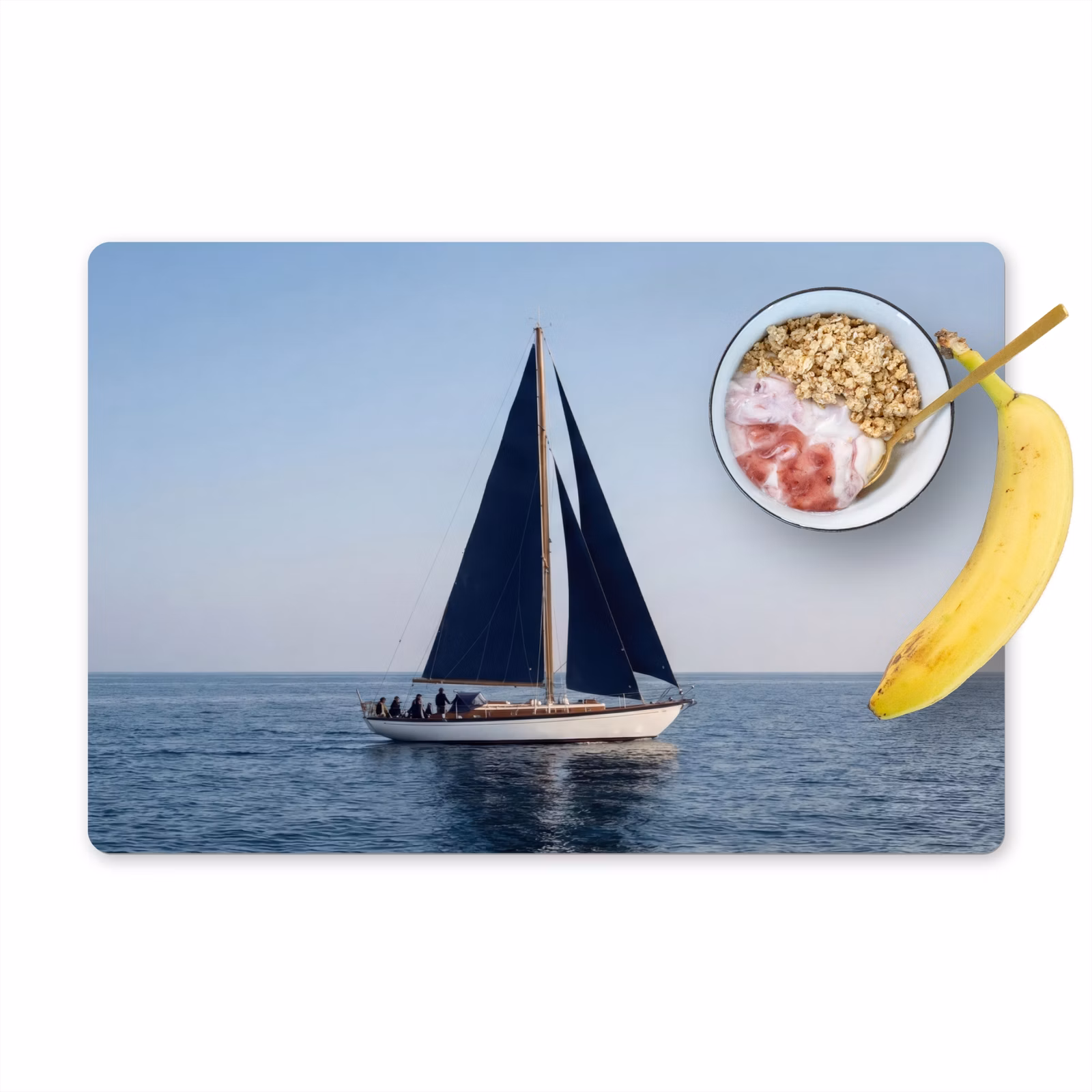 Tischset - 6 Stück - Segelboot - Meer - Blau - 6 Stück — 1