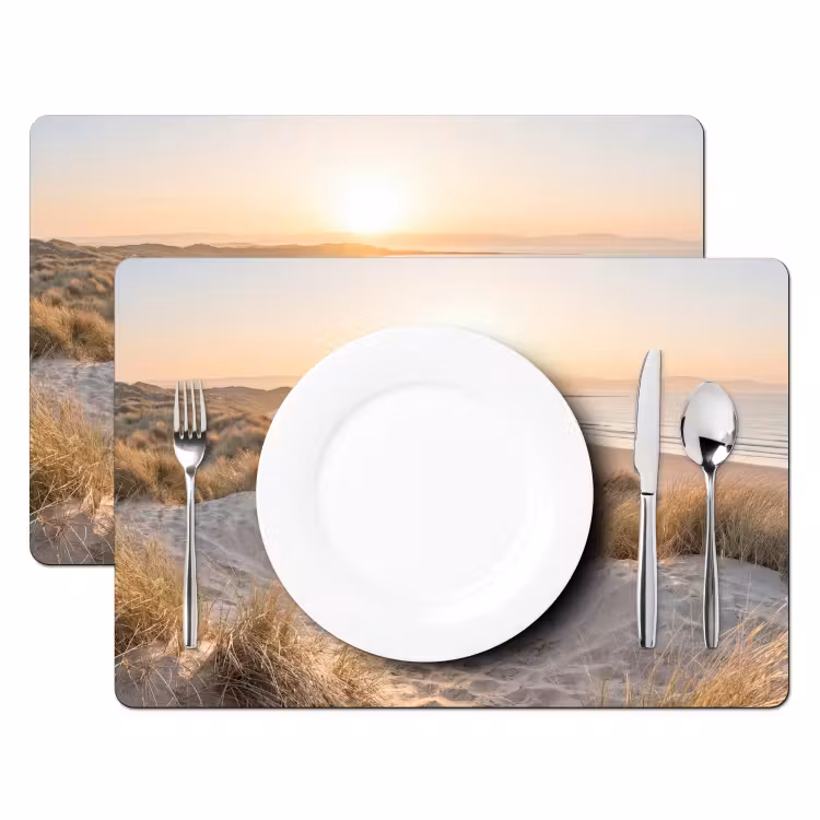 Tischset - 6 Stück - Dünen - Strand - Meer - 6 Stück — 2