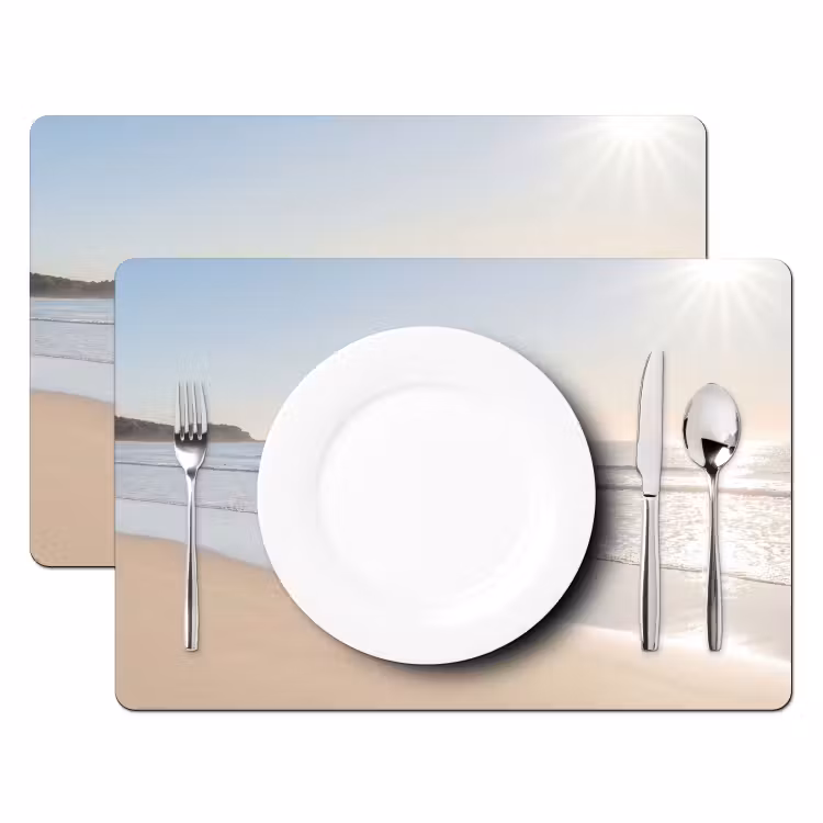 Tischset - 6 Stück - Meer - Sonne - Sand - 6 Stück — 2