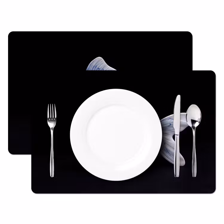 Tischset - 6 Stück - Porzellan - Goldfisch - Delfter Keramik - 6 Stück — 2