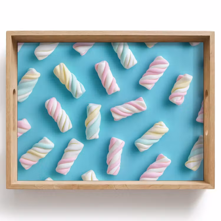 Tablett - Speck - Pastell - Bonbon - Blau — 1