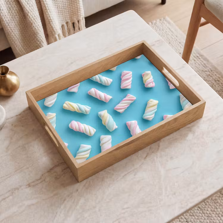 Tablett - Speck - Pastell - Bonbon - Blau — 2