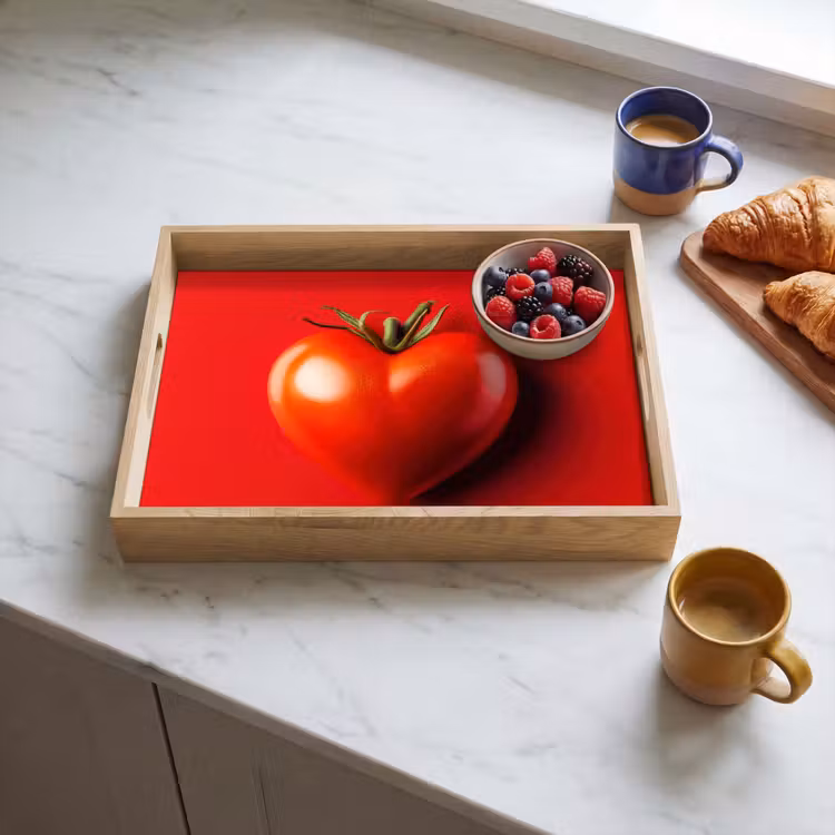 Tablett - Tomate - Rot - Herz — 3