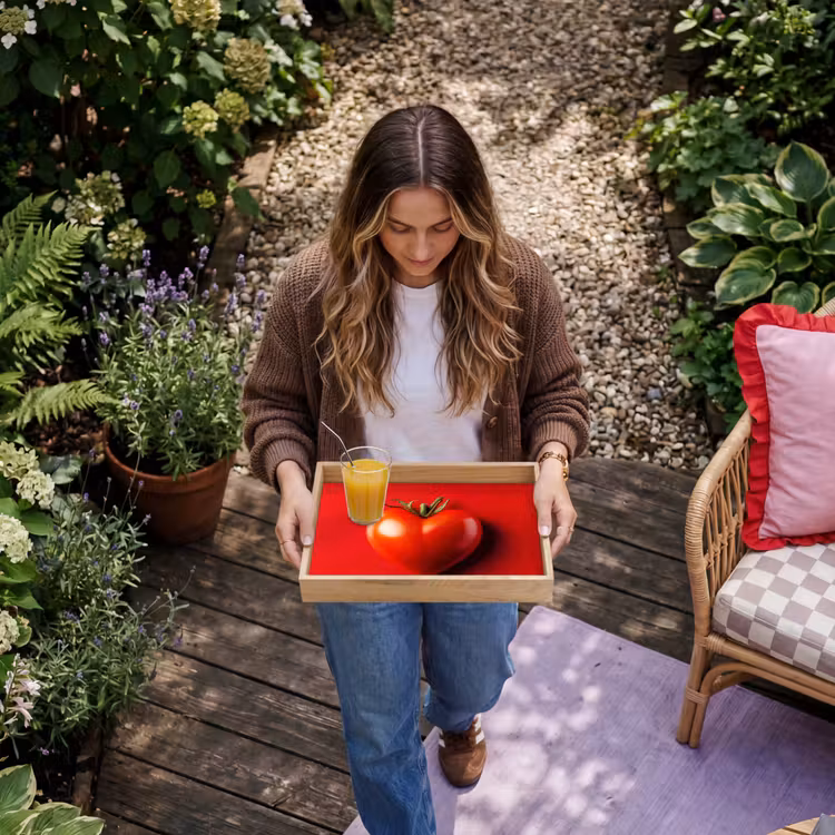 Tablett - Tomate - Rot - Herz — 6