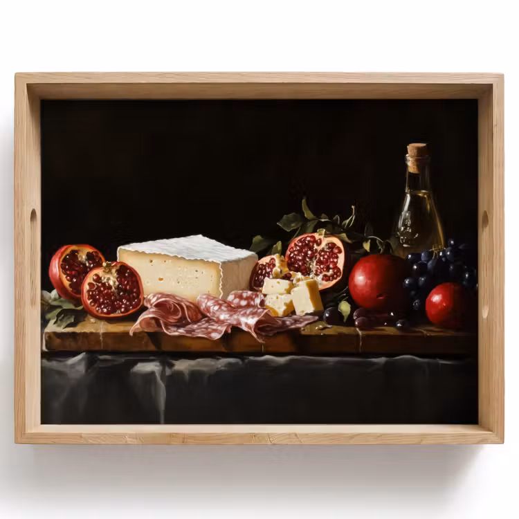 Tablett - Stilleben - Vintage - Trinktafel — 1