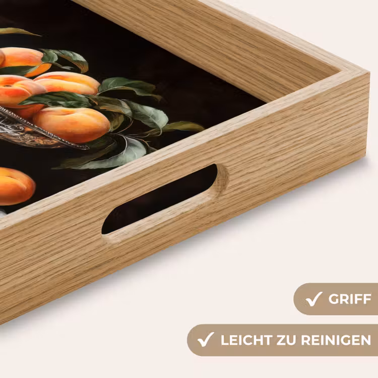 Tablett - Stillleben - Pfirsiche - Vintage — 8