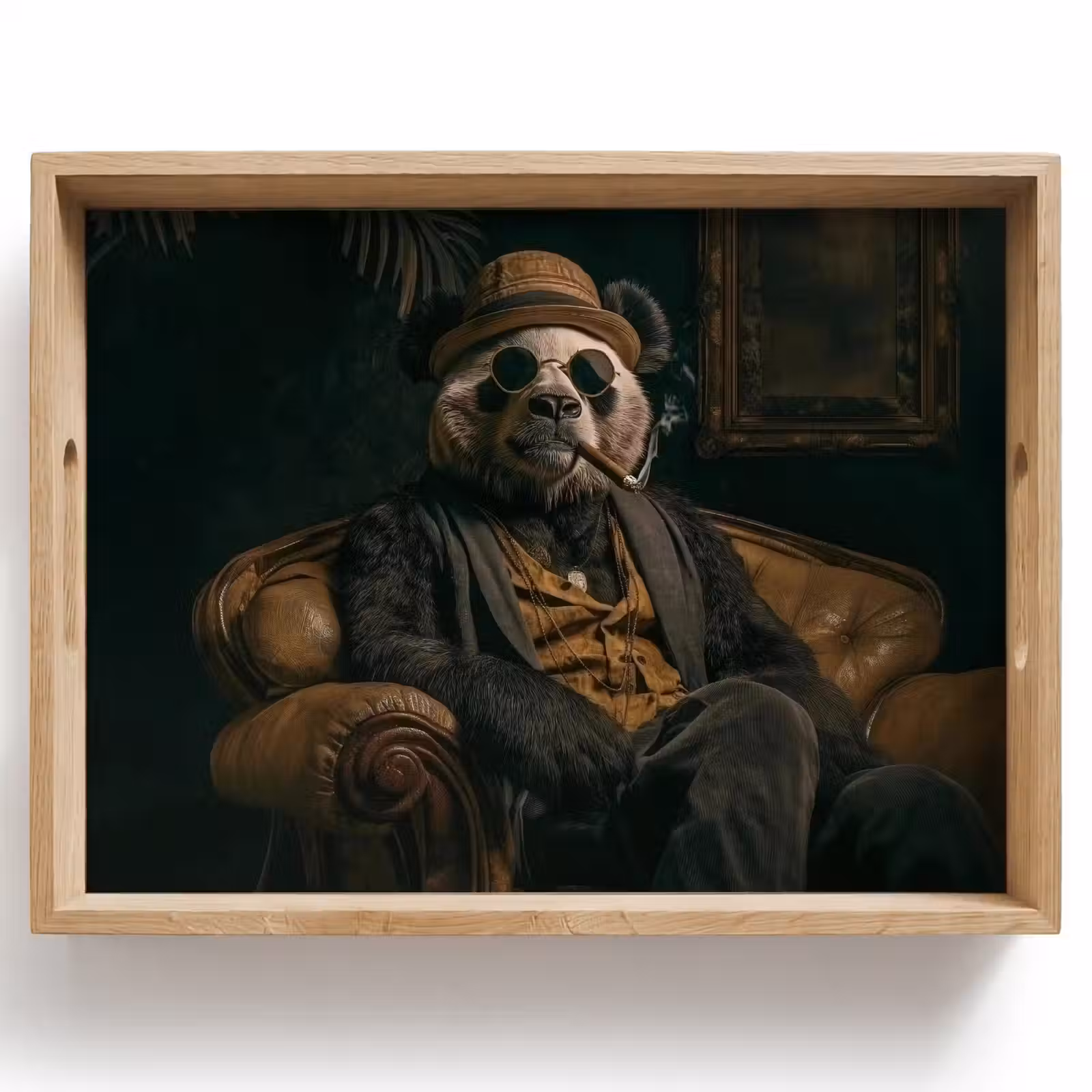Tablett - Panda - Hut - Brille - Anzug — 1