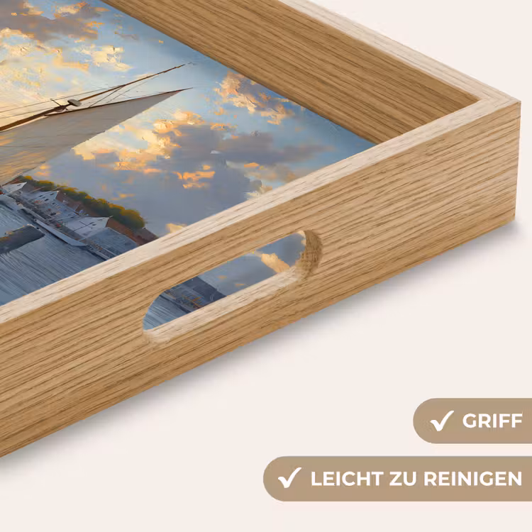 Tablett - Segelboot - Sonne - Pier - Holz — 8