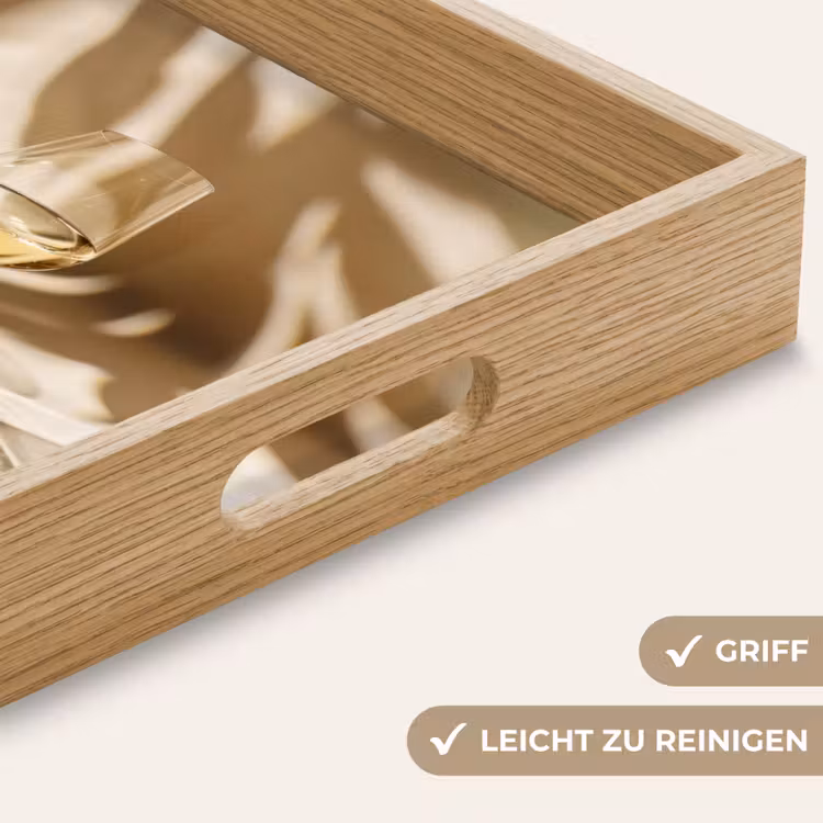 Tablett - Wein - Weingläser - Weiß — 8