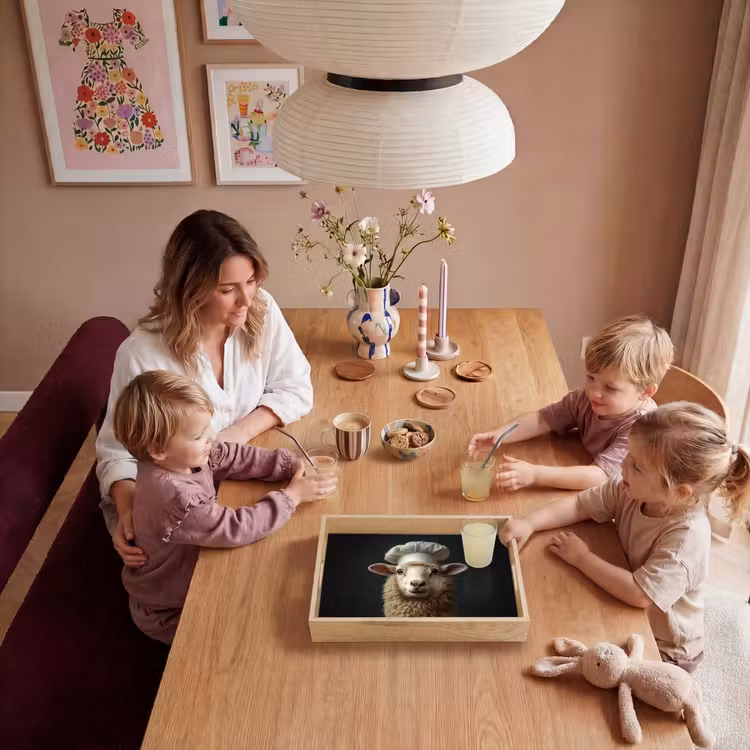 Tablett - Schaf - Wolle - Koch — 5