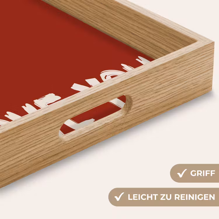 Tablett - Schräg - Loveyou - Rot — 8