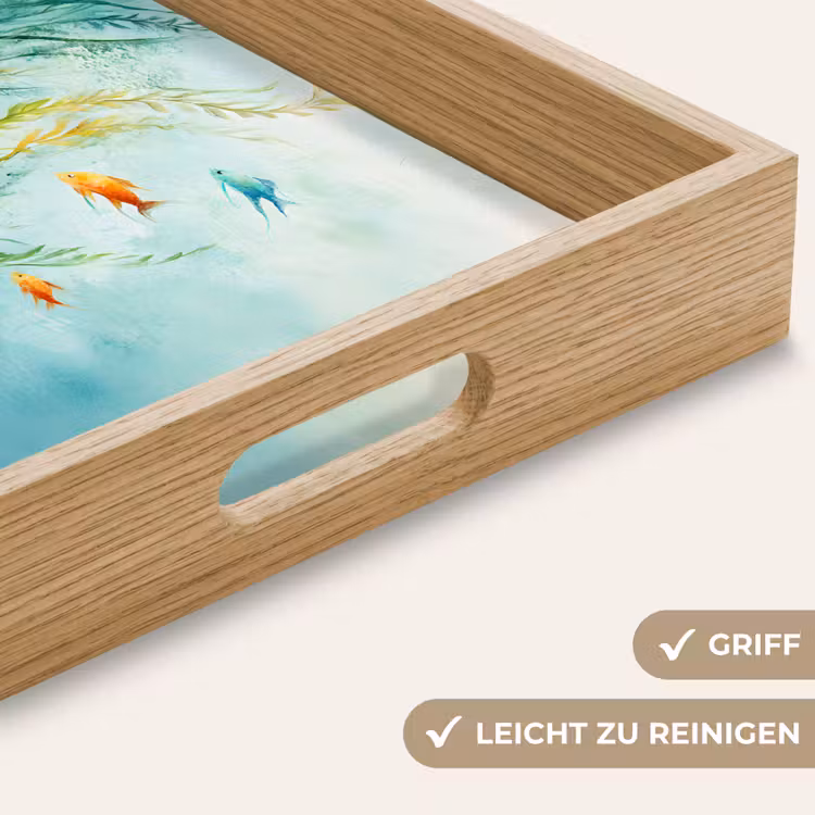 Tablett - Wasserpflanzen - Fische - Farbenfroh - Wasser — 8