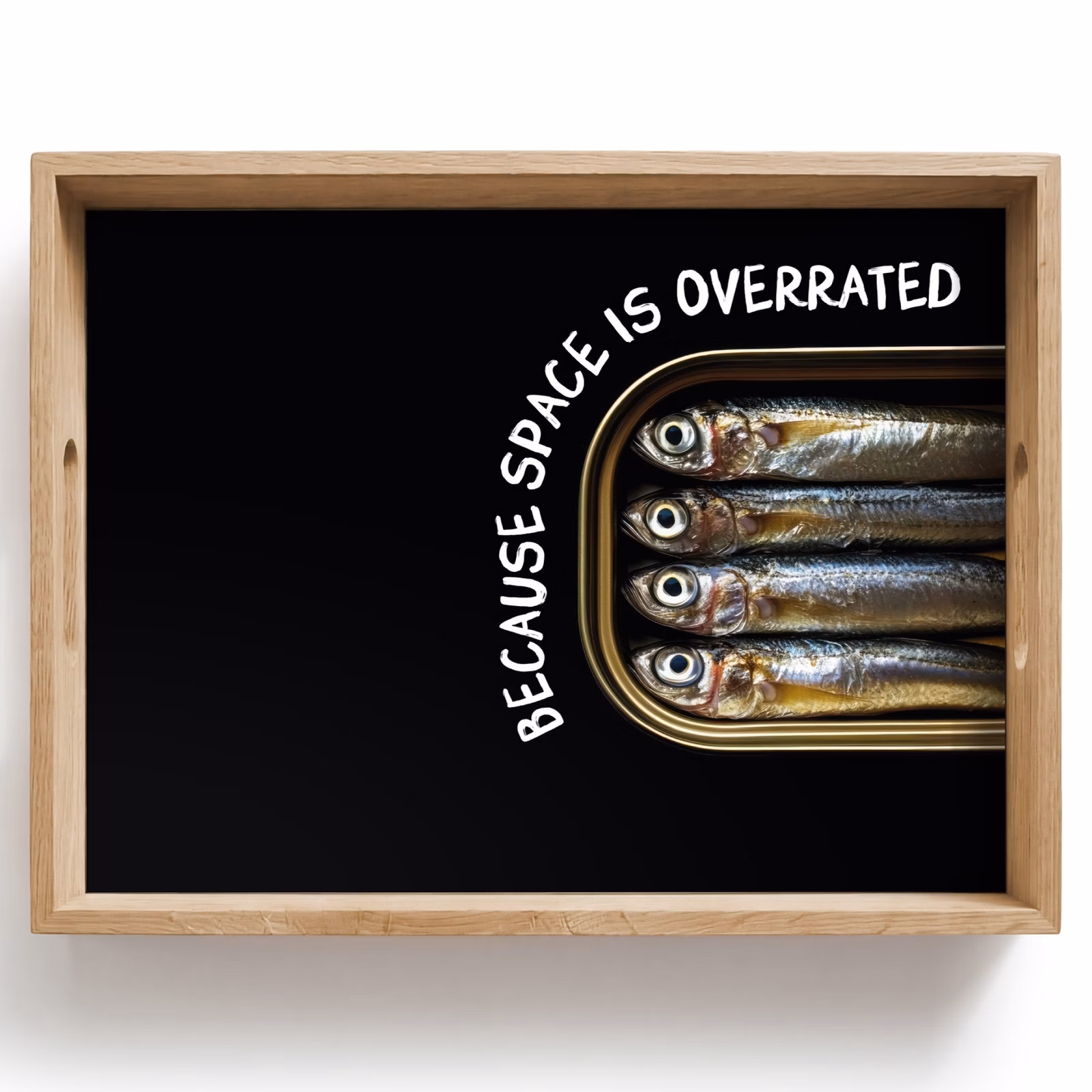 Tablett - Sardinen - Text - Fisch - Konserven — 1