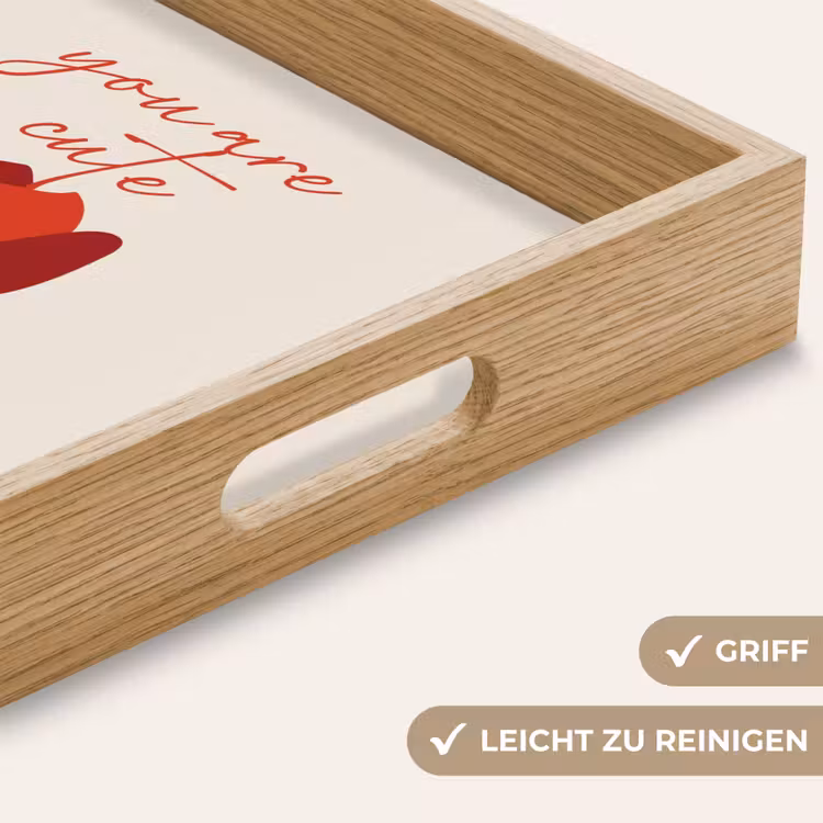 Tablett - Rose - Rot - Blume - Valentinstag — 8