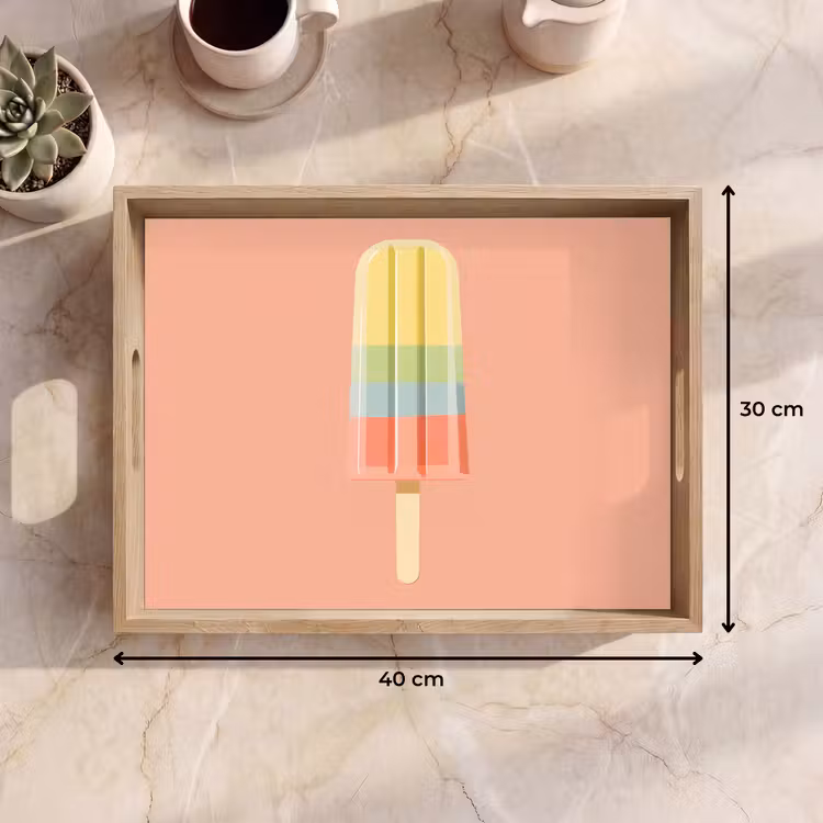 Tablett - Wassereis - Pastelltöne - Minimalistisch — 7