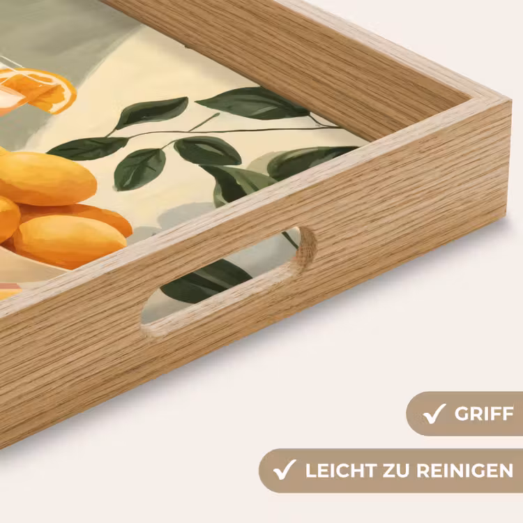 Tablett - Zitronen - Glas - Tischtuch - Blockiert — 8