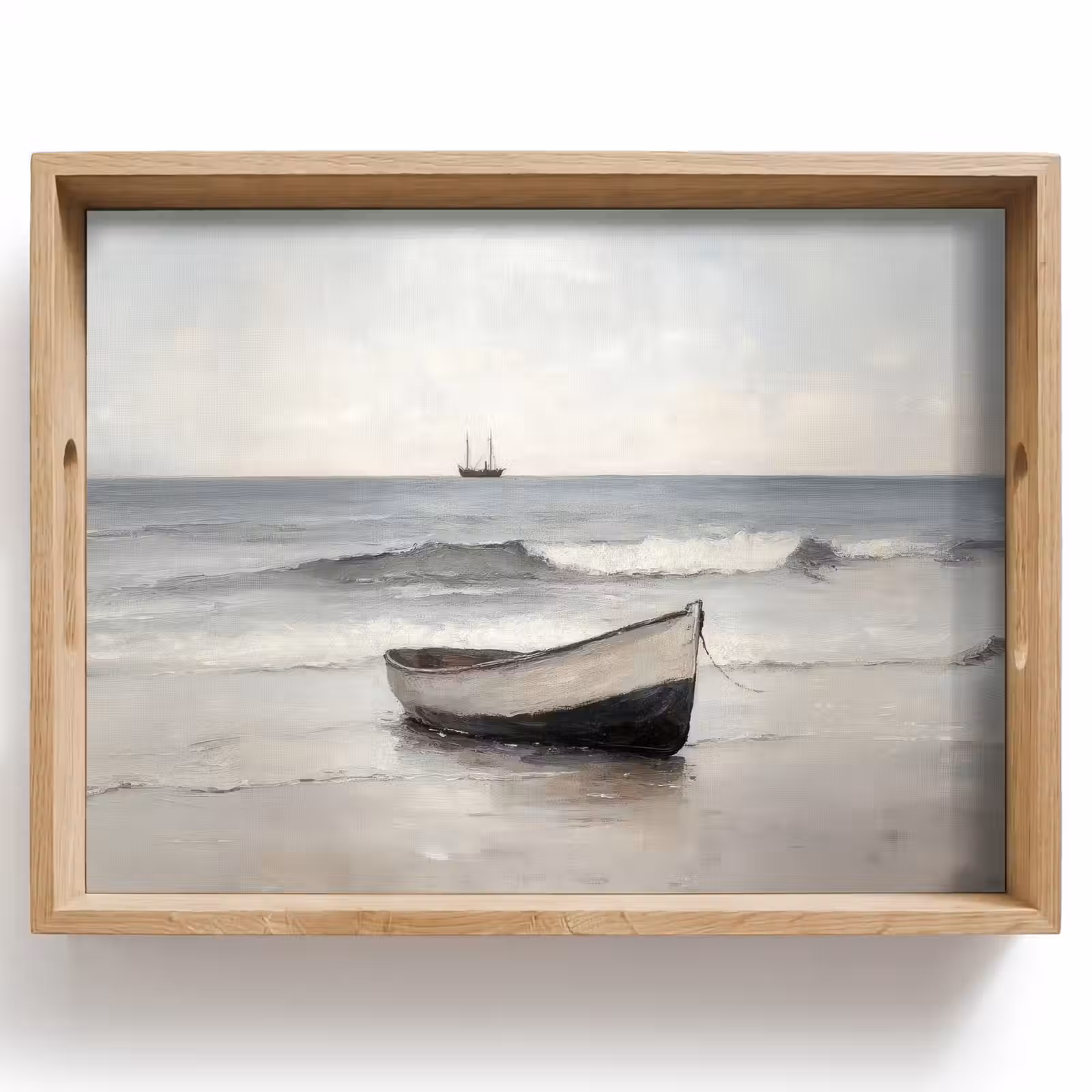 Tablett - Ruderboot - Meer - Horizont — 1