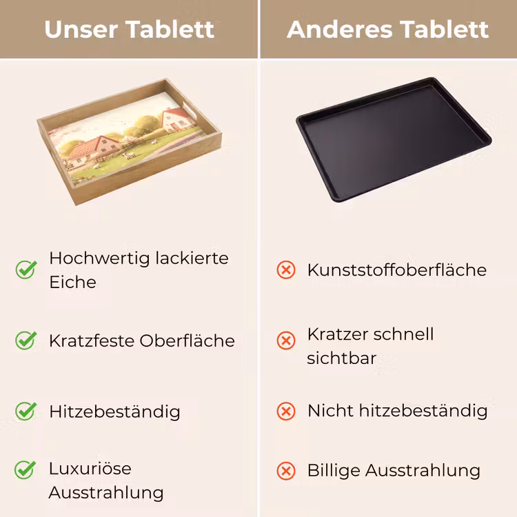 Tablett - Schafe - Hütte - Landleben — 9