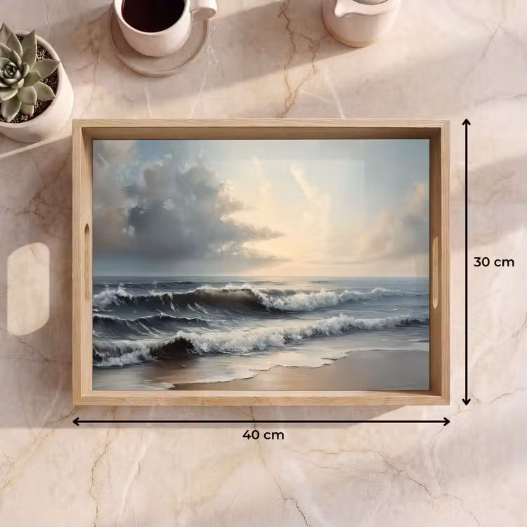 Tablett - Strand - Meer - Sonnenuntergang — 7